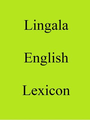 cover image of Lingala English Lexicon